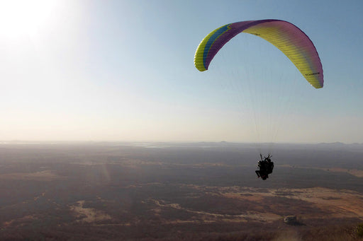 The Swift Max is a world record holding, high performance tandem, designed for XC and soaring flights. Based on a similar design philosophy to the Swift4, the SwiftMAX offers the glide performance, sink rate, handling, and speed normally associated with solo wings.